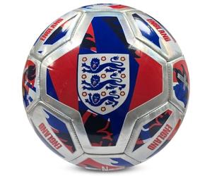 Hy-Pro Official Licensed England FA Laser Spectrum Football | Metallic, Size 5