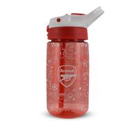 Hy-Pro Officially Licensed Arsenal F.C. Kids Water Bottle - 480ml, 3D Print, Integrated Spout, No Spill, Toddler Bottle, Carry Handle, Football Gift Idea