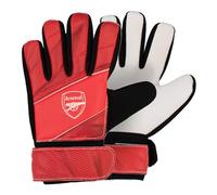 Hy-Pro Officially Licensed Arsenal FC Goalkeeper Gloves - Junior, Fuse Design, Goalie, with Strong Palm Girp for High Performance, Boys and Girls