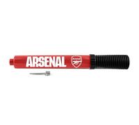 Hy-Pro Officially Licensed Arsenal Large Dual Action Portable Inflation Pump - Football Pump Also Suitable for Rugby, Basketball, Netball - Compact & Lightweight with Needle, for All Sports Balls