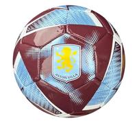 Hy-Pro Officially Licensed Aston Villa F.C. Football - Size 3, Spiral Design, Aston Villa Merchandise, Training, Collectible For Kids and Adults