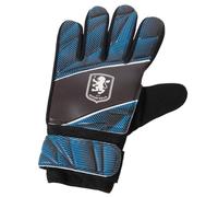 Hy-Pro Officially Licensed Aston Villa FC Goalkeeper Gloves - Junior, Fuse Design, Goalie, with Strong Palm Girp for High Performance, Boys and Girls