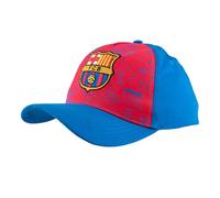 Hy-Pro Officially Licensed Barcelona Baseball Cap - Quality Material with Adjustable Strap, Comfortable Sports Fan Accessories - Stylish Red & Blue Football Hat for Kids, 54cm