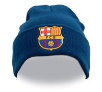 Hy-Pro Officially Licensed Barcelona Beanie Hat - Warm & Comfortable Winter Beanie Hats for Football Supporters - Cosy Blue Hat with Team Logo