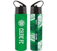 Hy-Pro Officially Licensed Celtic F.C. Aluminium Bottle - 750ml, Integrated Folding Straw, Leakproof, Lightweight, Great Football Gift Idea
