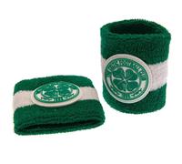 Hy-Pro Officially Licensed Celtic F.C. Cotton Wristband - 2 Pack Sweatband