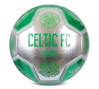 Hy-Pro Officially Licensed Celtic F.C. Signature Football - Metallic, Size 5, The Bhoys, Training, Match, Merchandise, Collectible For Kids and Adults