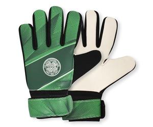 Hy-Pro Officially Licensed Celtic FC Goalkeeper Gloves - Junior, Fuse Design, Goalie, with Strong Palm Girp for High Performance, Boys and Girls