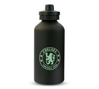Hy-Pro Officially Licensed Chelsea F.C. 500ml Aluminium Waterbottle | Black & Mint, Intergrated Spout, Matt Finish, Blues, Leakproof, Lightweight, Cap, Lid 0.5L