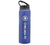 Chelsea FC Printed Aluminium Water Bottle (One Size) (Blue/White)