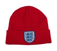 Hy-Pro Officially Licensed England Beanie Hat - Warm & Comfortable Winter Beanie Hats for Football Supporters - Cosy Red Hat with Team Logo