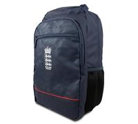Hy-Pro Officially Licensed England Cricket Commuter Backpack - Cricket Backpack for School, Work, and Sports - Spacious Main Compartment, Front Zip Pockets & Side Mesh Bottle Holder