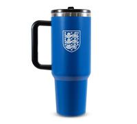 Hy-Pro Officially Licensed England FA 40oz/1.18 L Thermal Flask & Handle - Metal Water Bottle with Straw, Portable Water Bottle for Sports & Daily Use - Stainless Steel Design
