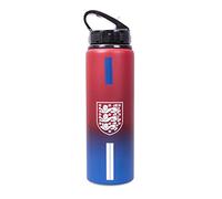 Hy-Pro Officially Licensed England FA 750ml Aluminium UV Bottle - Integrated Folding Straw, Matt Finish, Leakproof, Lightweight