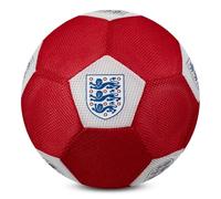 Hy-Pro Officially Licensed England FA Giant 14in Mesh Ball - Soft & Bouncy Lightweight Multi-Sport Ball for Indoor and Outdoor Football Games - With Logo and Club Colours