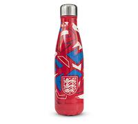 Hy-Pro Officially Licensed England FA Three Lions 500ml Thermal Bottle | 0.5L, Stainless Steel, Vacuum Flask, Red, Water Bottle, Great Gift Idea