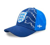 Hy-Pro Officially Licensed England Kids Baseball Cap - Quality Material with Adjustable Strap, Comfortable Sports Fan Accessories - Stylish Blue Football Hat for Boys and Girls, 58cm