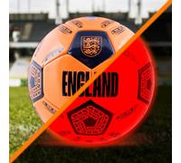 Hy-Pro England FA Light Up LED Football Size 5 with Impact-Activated Lights - Light Up Ball with Auto-Shutoff & Enhanced Grip for Night Games - Suitable Footballs for All Ages