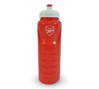 Hy-Pro Officially Licensed FC Arsenal 1 Litre Sports Water Bottle | Gunners, 1L, Reuseable, BPA Free Retractable Nozzle, Lightweight, Sports Bottle, Leakproof