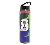 Hy-Pro Officially Licensed FIFA World Cup 2026 750ml Aluminium Water Bottle Unity - Durable Sports Hydration for Football Fans - Gym Bottle with FIFA World Cup 2026, Unity Design