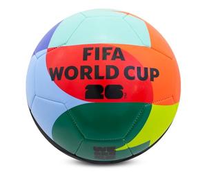 Hy-Pro Officially Licensed FIFA World Cup 2026 Size 5 Event Football - Training Ball with Trophy Design & Host Nations Graphics, Football Gifts for Boys - FIFA World Cup 2026 Design, Multicoloured
