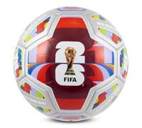 Hy-Pro Officially Licensed FIFA World Cup 2026 Size 5 Laser PVC Spectrum Football - Training Ball with Trophy Design & Host Nations Graphics, Football Gifts for Boys - FIFA World Cup 2026 Design