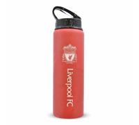 Hy-Pro Officially Licensed Liverpool F.C. Aluminium Bottle - 750ml, Integrated Folding Straw, Leakproof, Lightweight, Great Football Gift Idea