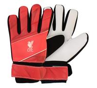 Hy-Pro Officially Licensed Liverpool FC Goalkeeper Gloves - Youth, Fuse Design, Goalie, with Strong Palm Girp for High Performance, Boys and Girls
