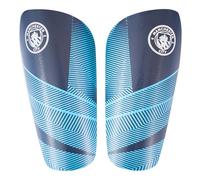 Hy-Pro Officially Licensed Manchester City F.C. Shin Pad, Junior - Shin Guard, Breathable, Lightweight, Durable, Protective Gear, Man City Merchandise, Great Football Gift Idea