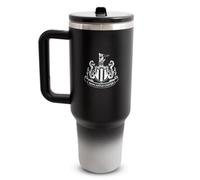 Hy-Pro Officially Licensed Newcastle 40oz/1.18 L Thermal Flask & Handle - Metal Water Bottle with Straw, Portable Water Bottle for Sports & Daily Use - Stainless Steel Design