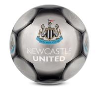 Hy-Pro Officially Licensed Newcastle United F.C. Classic Signature Football - Metallic, Size 5, NUFC, Training, Match, Merchandise, Collectible For Kids and Adults, Black
