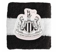 Newcastle United Official Cotton Wristbands, Black and White