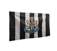 Hy-Pro Officially Licensed Newcastle United F.C. Crest Flag 5ft x 3ft - NUFC, Football Flag, Newcastle F.C., Newcastle United Merchandise, Newcastle United Gift