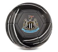 Hy-Pro Officially Licensed Newcastle United F.C. Cyclone Football - Size 5, NUFC, Training, Match, Merchandise, Collectible For Kids and Adults, Black