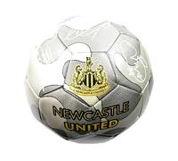 Hy-Pro Officially Licensed Newcastle United F.C. Silver Camo Signature Football - Size 5, NUFC, Training, Match, Merchandise, Collectible For Kids and Adults