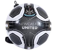 Hy-Pro Officially Licensed Newcastle United F.C Skills Trainer - Solo Practice Training Aid, Black & White, One Size, NUFC, Unisex for Kids and Adults