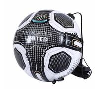 Hy-Pro Officially Licensed Newcastle United F.C Skills Trainer - Solo Practice Training Aid, Black & White, One Size, NUFC, Unisex for Kids and Adults