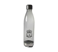 Hy-Pro Officially Licensed Newcastle Untied F.C. 1L Water Bottle - PETG Plastic, Reusable, NUFC, 1 Litre, Smokey Design, Lightweight, Leakproof, Great Football Gift Idea, BPA Free