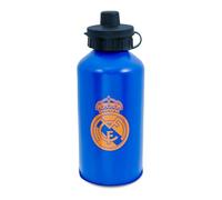 Hy-Pro Officially Licensed Real Madrid CF 500ml Matt Bottle - Aluminium, Integrated Spout, Matt Finish, Leakproof, Lightweight, Cap, Lid, 0.5L, Great Football Gift Idea