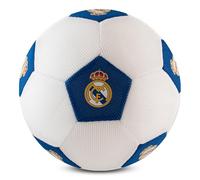 Hy-Pro Officially Licensed Real Madrid Giant 14in Mesh Ball - Soft & Bouncy Lightweight Multi-Sport Ball for Indoor and Outdoor Football Games - With Logo and Club Colours