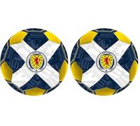 Hy-Pro Officially Licensed Scotland FA 4 Inch Soft Mini Ball - Scotland Merchandise, Ideal for Kids, Great Football Gift Idea (Pack of 2)