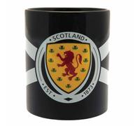 Hy-Pro Officially Licensed Scotland FA Ceramic Mug - 11oz/325 ml Football Fan Cup for Hot Drinks - Microwave & Dishwasher Safe Gift for Men & Boys, Black