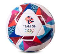 Hy-Pro Officially Licensed Team GB Football Size 5- Olympics, Aero Design, Ball, Great Britan, Training, Match, Merchandise, Collectible For Kids and Adults