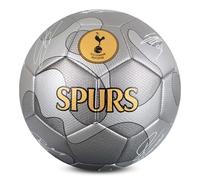 Hy-Pro Officially Licensed Tottenham F.C. Silver Camo Signature Football | Size 5, Spurs, Training, Match, Merchandise, Collectible For Kids and Adults