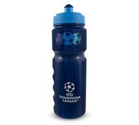 Hy-Pro Officially Licensed UEFA Champions League Water Bottle - 750ml. 0.75L, Reusable, Retractable Nozzle, Lightweight, Sports bottle, BPA Free