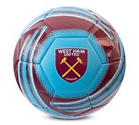 Hy-Pro Officially Licensed West Ham F.C. Cyclone Football | Size 5, Hammers, Training, Match, Merchandise, Collectible For Kids and Adults, Burgundy