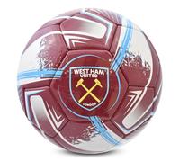Hy-Pro Officially Licensed West Ham F.C. Football - Size 5, Turbine Design, West Ham Merchandise, The Hammers, Training, Match, Collectible For Kids and Adults