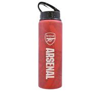 Arsenal FC High Definition Aluminium Water Bottle (26cm x 7cm) (Red/White)