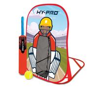 Hy-Pro Pop Up Cricket Set With Size 2 Bat in Red | Size: Kids Hy-pro Red Kids