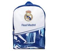 Hy-Pro Officially Licensed Real Madrid CF Storm Large Backpack - Lightweight, Rucksack, School, Great Football Gift, Real Madrid Merchandise